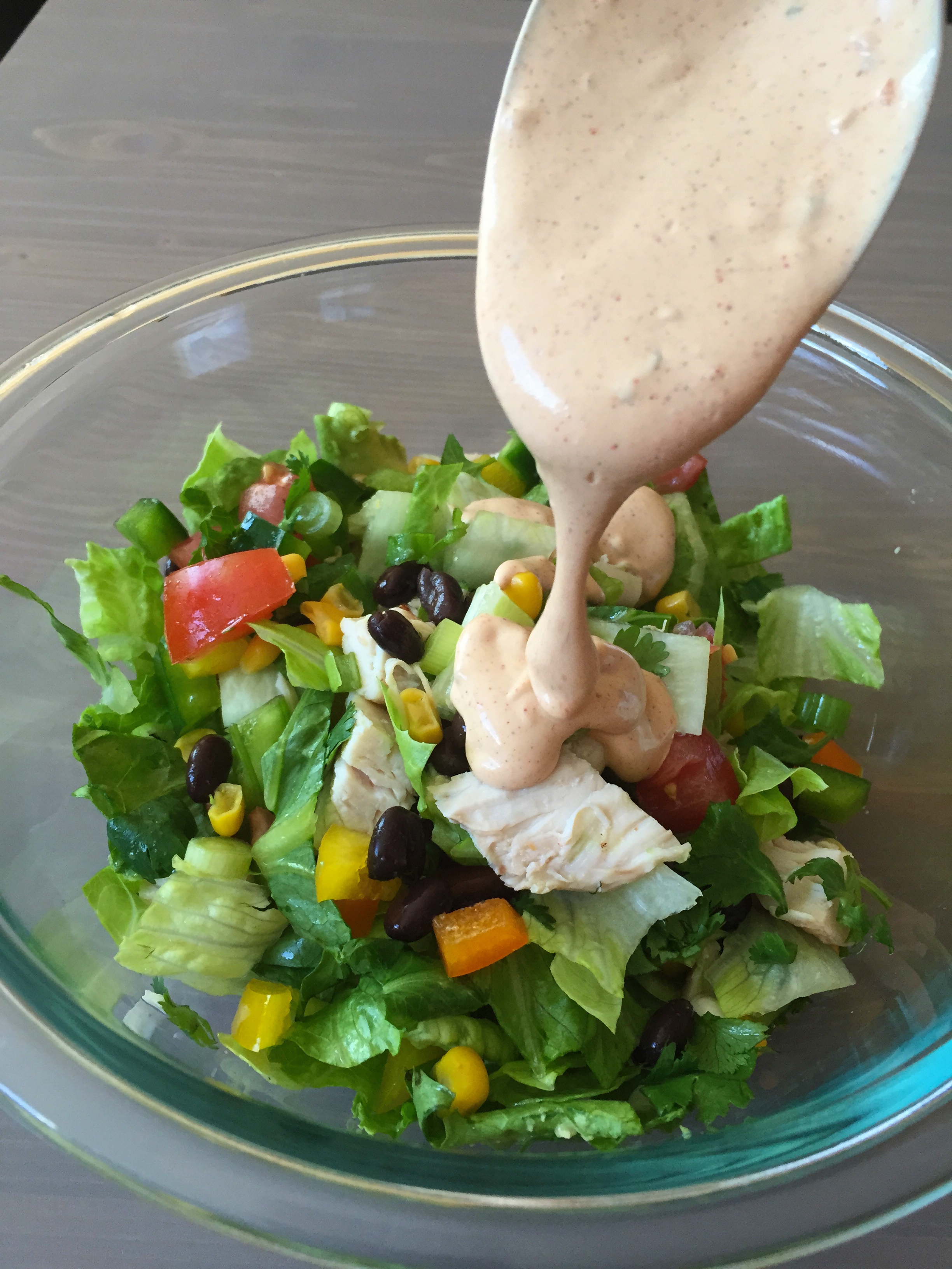 Southwest Chicken Chopped Salad 