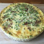 Bacon Quiche with Cheesy Grits Crust
