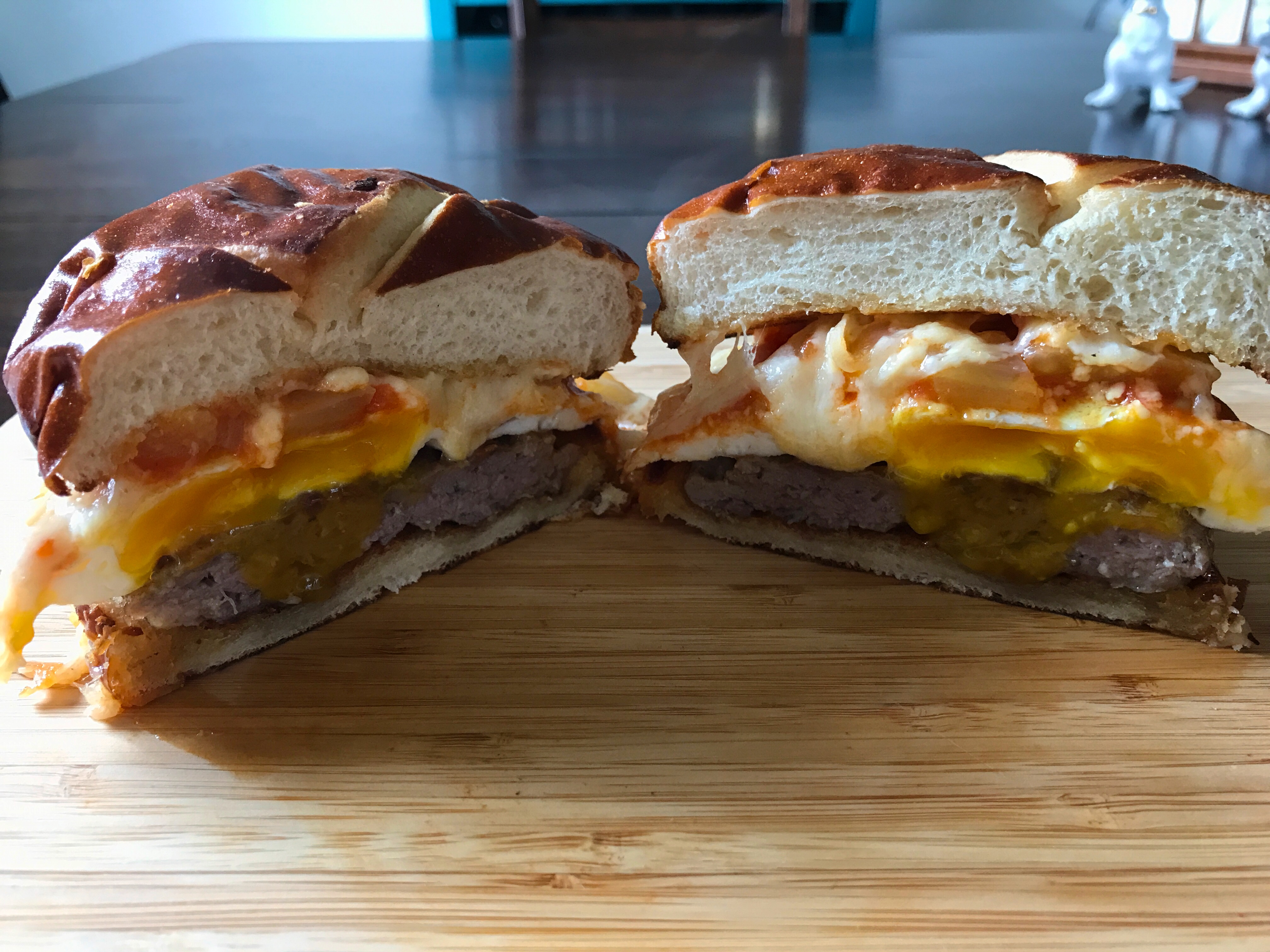Sausage and Fennel Breakfast Sandwich