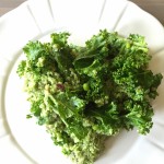Kale and Quinoa with Cilantro Pesto